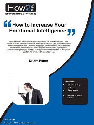 cover image of How to Increase Your Emotional Intelligence